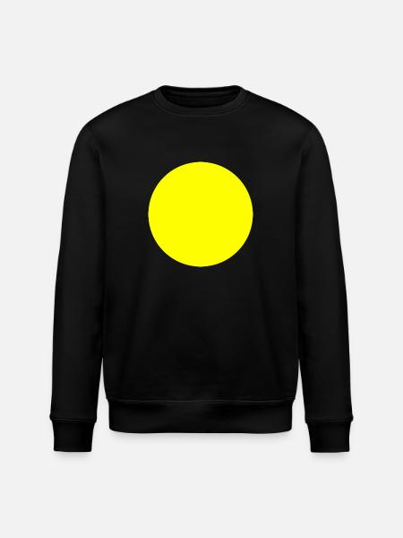 cercle jaune - Sweat bio ROLLER Stanley/Stella Unisexe - noir