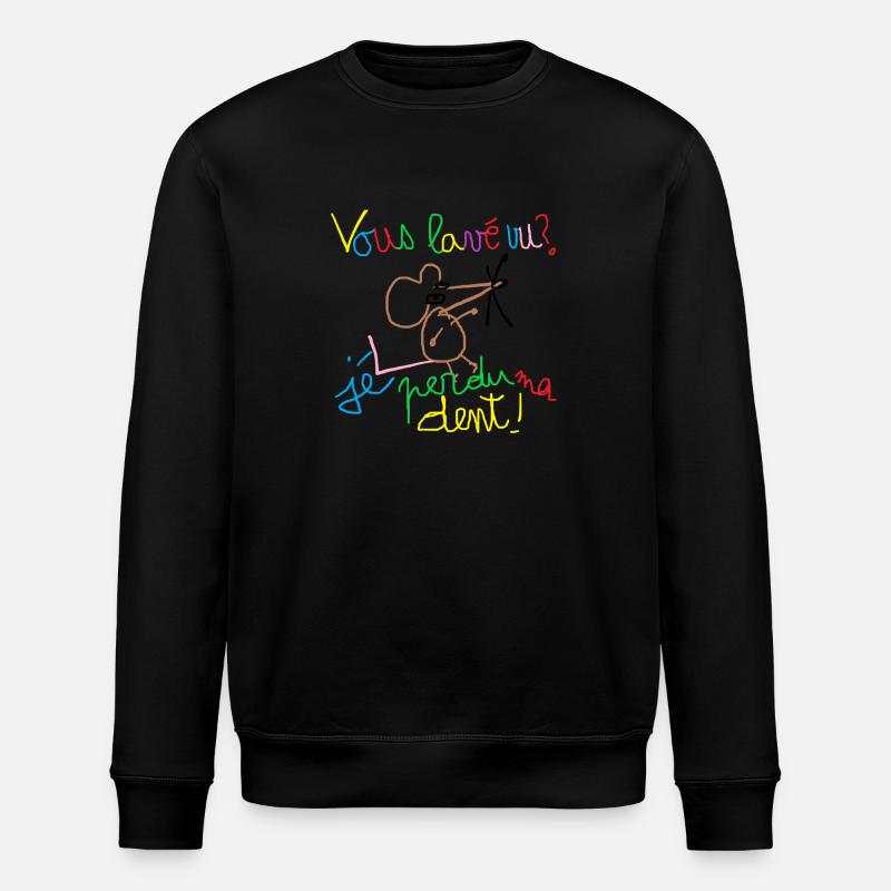 Vous lavé vu ? - Sweat bio ROLLER Stanley/Stella Unisexe - noir