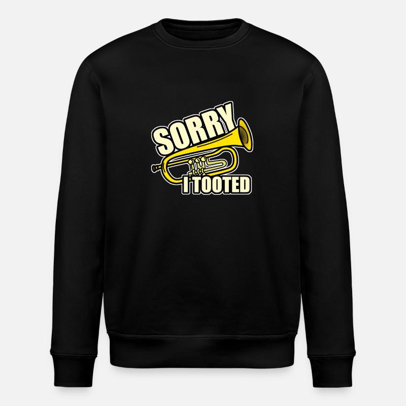 Sorry i tooted - Stanley/Stella Unisex Bio-Sweatshirt ROLLER - Schwarz