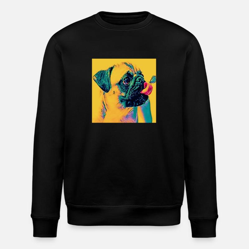 Pop-Art - Stanley/Stella Unisex Bio-Sweatshirt ROLLER - Schwarz