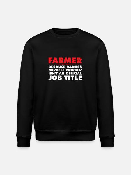 FARMER - Stanley/Stella Unisex Bio-Sweatshirt ROLLER - Schwarz