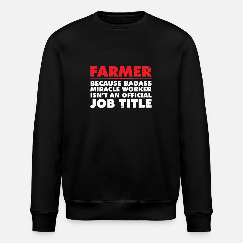 FARMER - Stanley/Stella Unisex Bio-Sweatshirt ROLLER - Schwarz