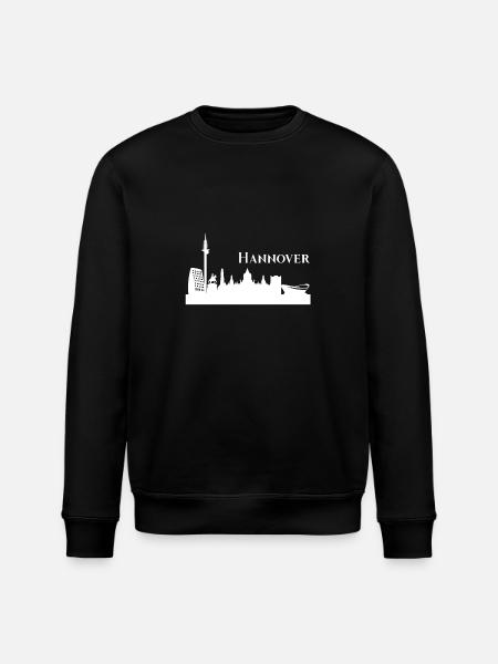 Hannover skyline - Stanley/Stella ROLLER Unisex Organic Sweatshirt - black