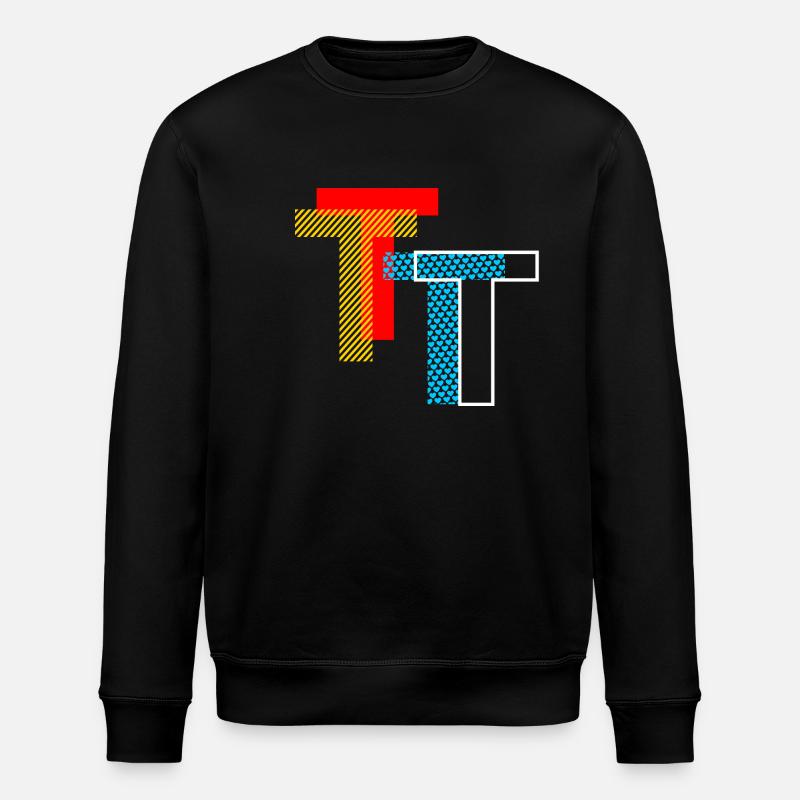 T Initial - Sweat bio ROLLER Stanley/Stella Unisexe - noir