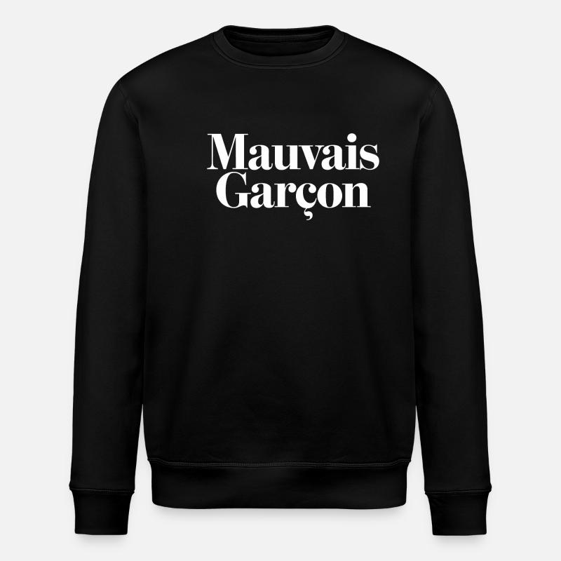 Mauvais garçon - Sweat bio ROLLER Stanley/Stella Unisexe - noir