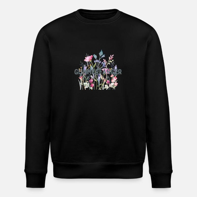 Fleurs | Autocollants | Capteur de mica - Sweat bio ROLLER Stanley/Stella Unisexe - noir