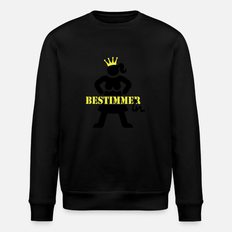 Bestimmerin_2C - Stanley/Stella ROLLER Unisex Organic Sweatshirt - black