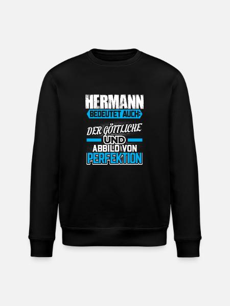 HERMANN - Gott Geschenk - Stanley/Stella Unisex Bio-Sweatshirt ROLLER - Schwarz