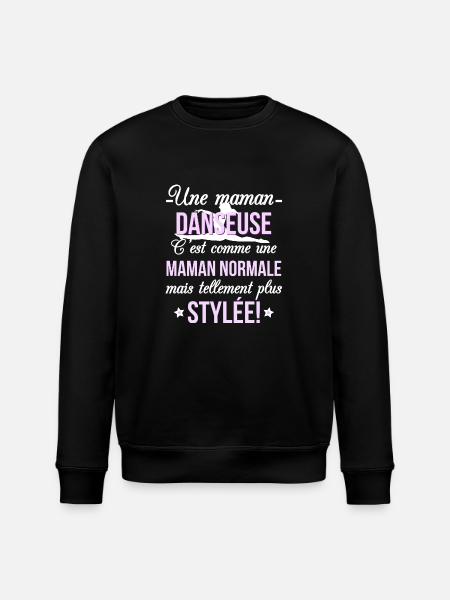 maman DANSEUSE - Sweat bio ROLLER Stanley/Stella Unisexe - noir