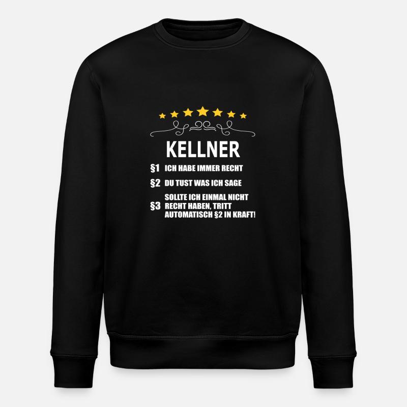 KELLNER - Stanley/Stella Unisex Bio-Sweatshirt ROLLER - Schwarz