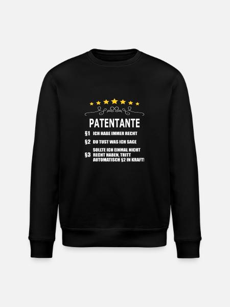 PATENTANTE - Stanley/Stella Unisex Bio-Sweatshirt ROLLER - Schwarz