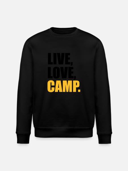 camping - Stanley/Stella Unisex Bio-Sweatshirt ROLLER - Schwarz