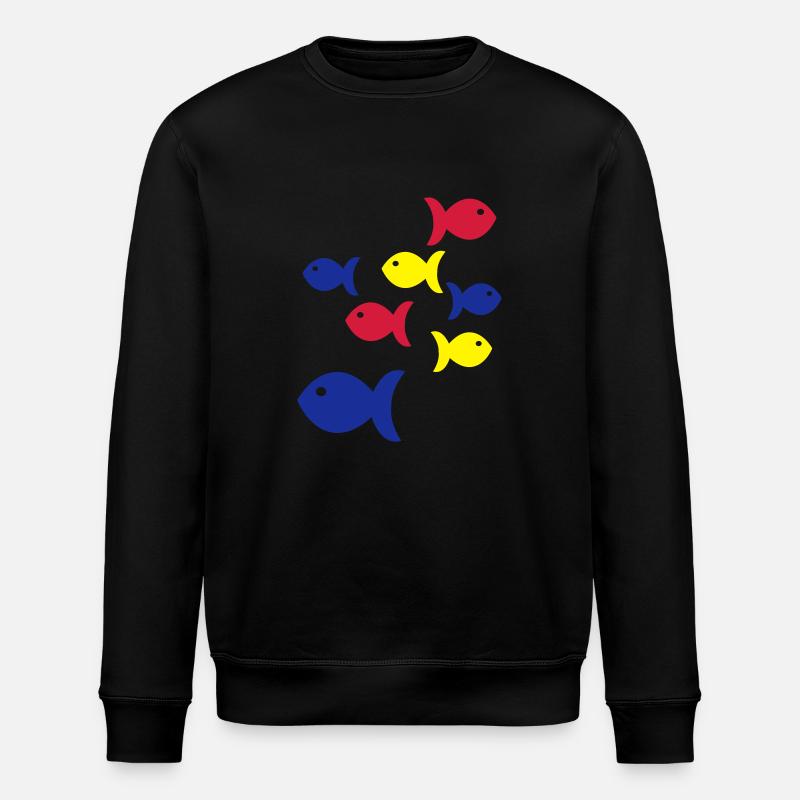 fische - Sweat bio ROLLER Stanley/Stella Unisexe - noir