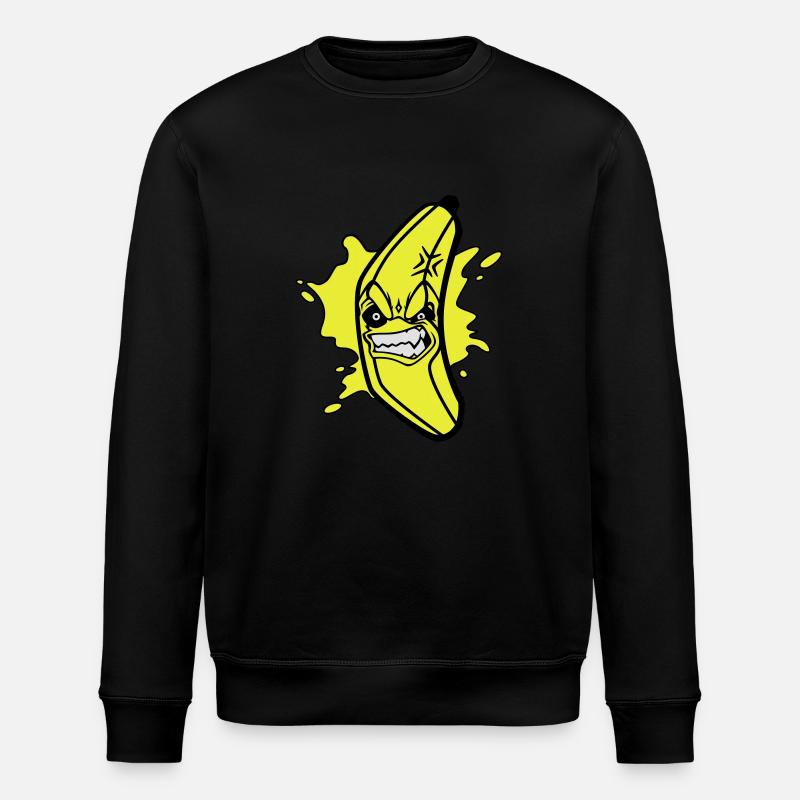 Angry banana - Sweat bio ROLLER Stanley/Stella Unisexe - noir