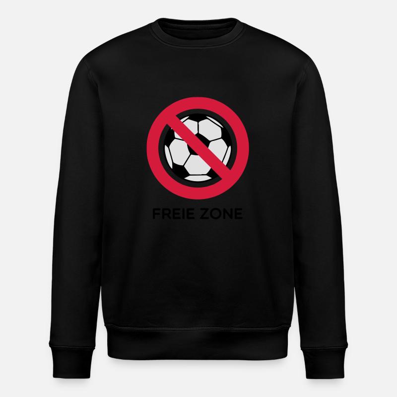 Anti Fussball - Stanley/Stella Unisex Bio-Sweatshirt ROLLER - Schwarz