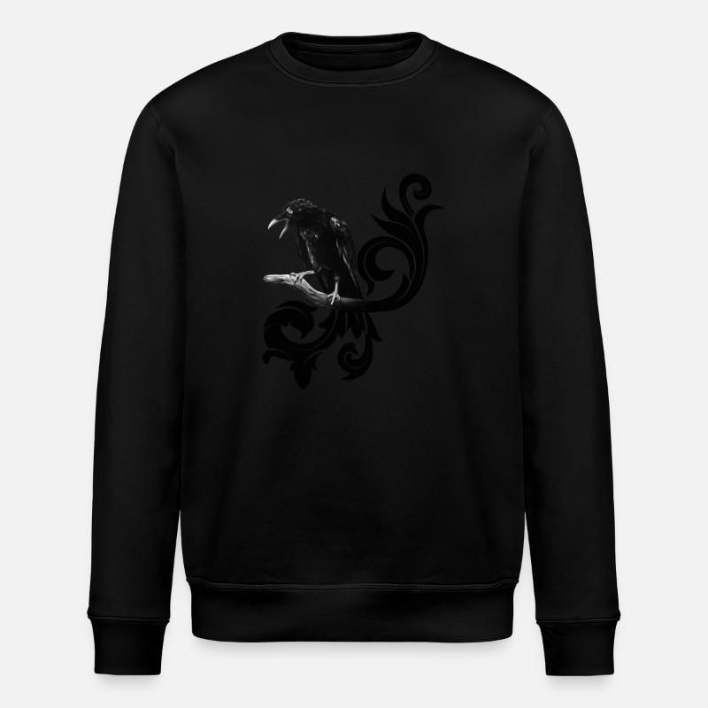 Corbeau - Sweat bio ROLLER Stanley/Stella Unisexe - noir