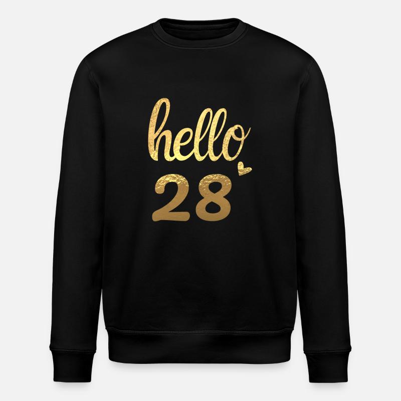 Hallo 28 gold - Stanley/Stella Unisex Bio-Sweatshirt ROLLER - Schwarz