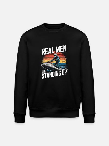 Adrenaline on the water - Stanley/Stella ROLLER Unisex Organic Sweatshirt - black