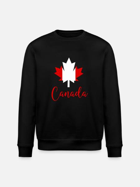 Canada Canada Maple Leaf - Stanley/Stella ROLLER Unisex Organic Sweatshirt - black