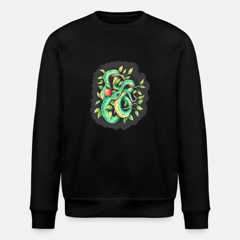 Snake - Stanley/Stella Unisex Bio-Sweatshirt ROLLER - Schwarz