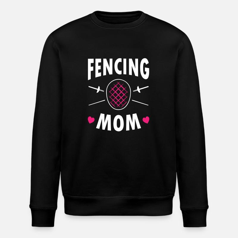 Fencing Mom - Stanley/Stella Unisex Bio-Sweatshirt ROLLER - Schwarz