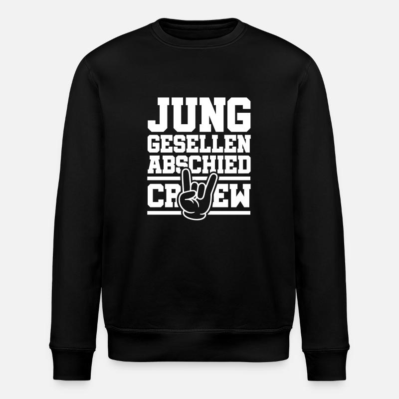Junggesellenabschied Crew Jga - Stanley/Stella Unisex Bio-Sweatshirt ROLLER - Schwarz
