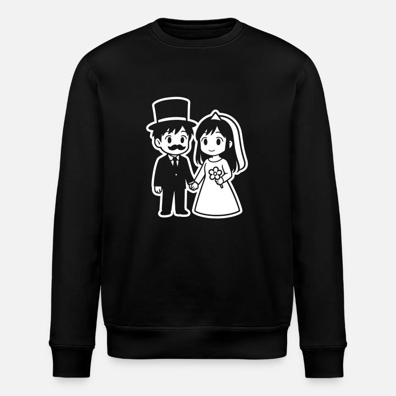Couple de mariés Anime - Sweat bio ROLLER Stanley/Stella Unisexe - noir