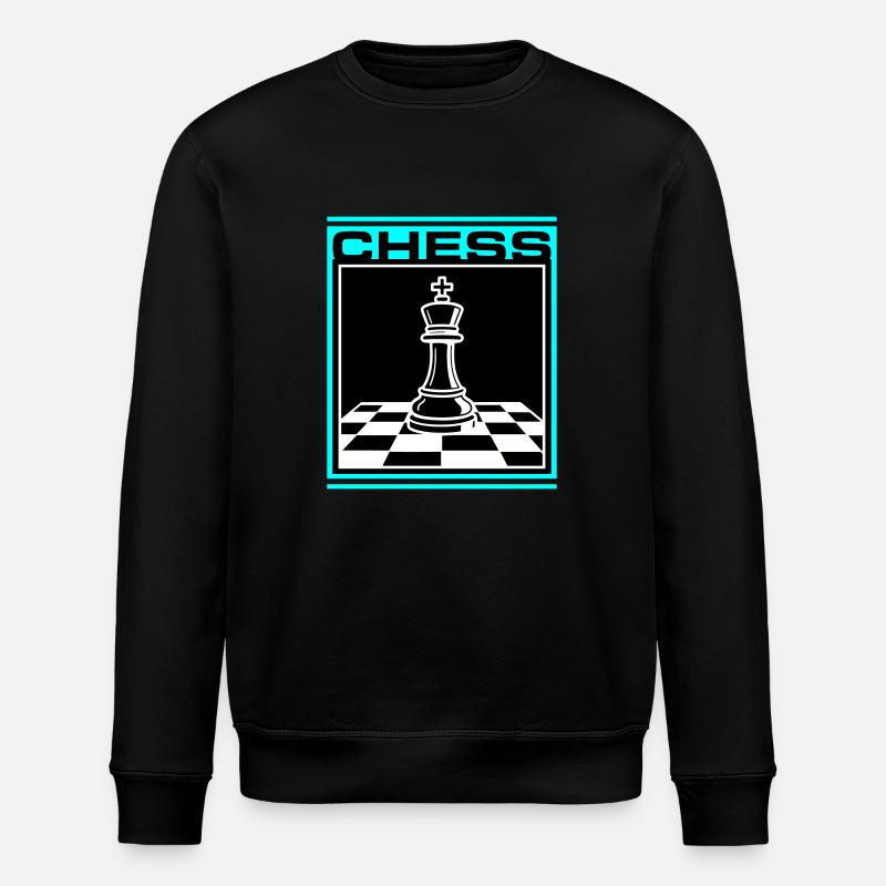 Schach König Chess - Stanley/Stella Unisex Bio-Sweatshirt ROLLER - Schwarz