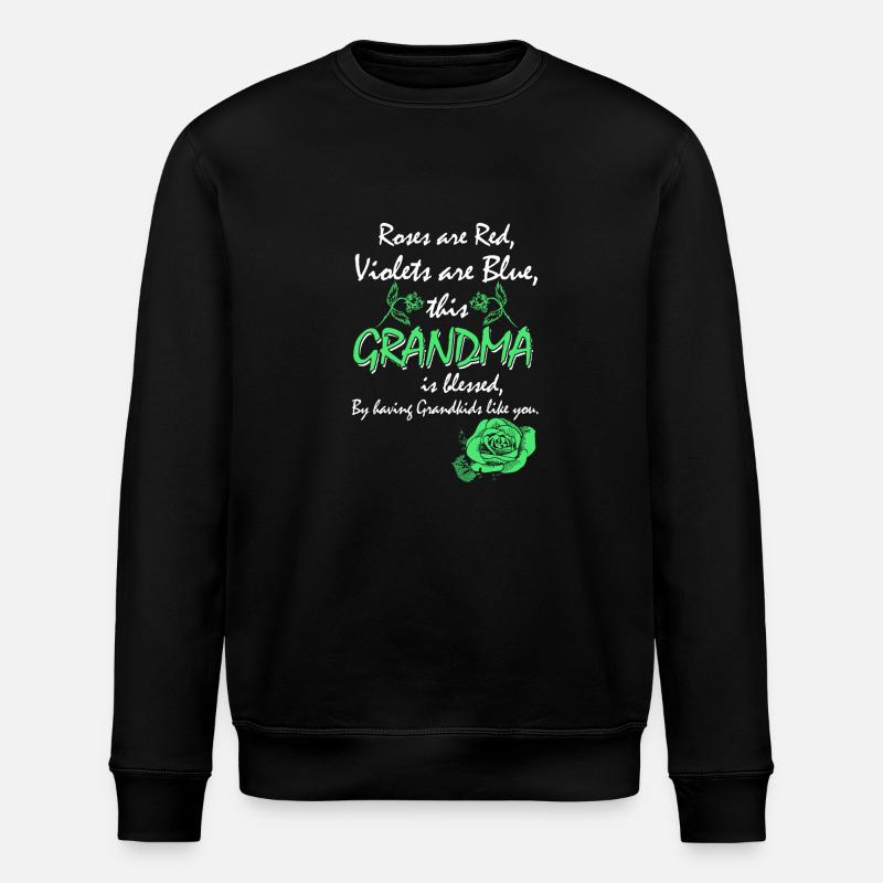 Cette grand-mère est béni - Sweat bio ROLLER Stanley/Stella Unisexe - noir