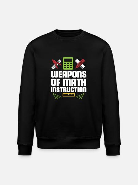 Math math teacher GEschenk - Stanley/Stella ROLLER Unisex Organic Sweatshirt - black