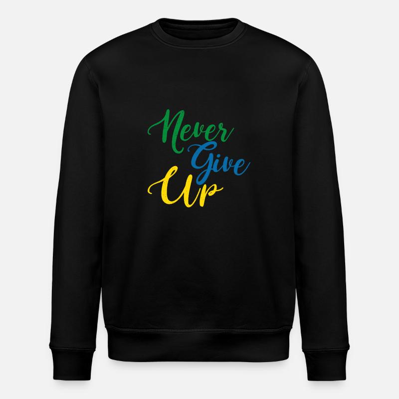 Ne jamais abandonner - Sweat bio ROLLER Stanley/Stella Unisexe - noir