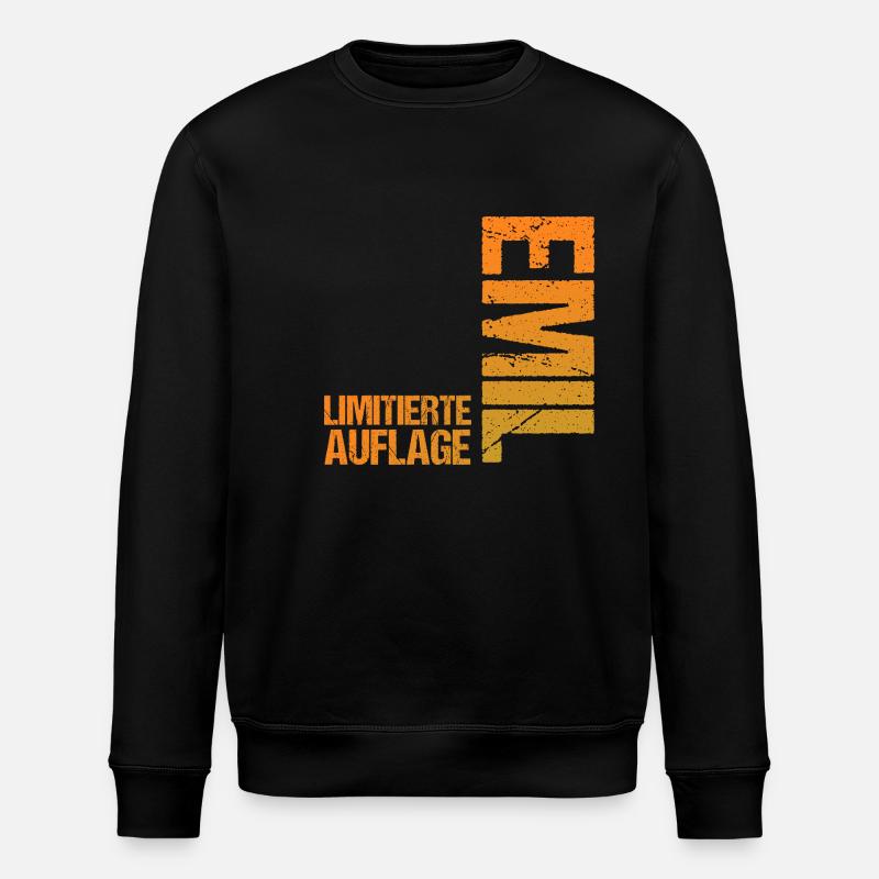 Emil - Sweat bio ROLLER Stanley/Stella Unisexe - noir