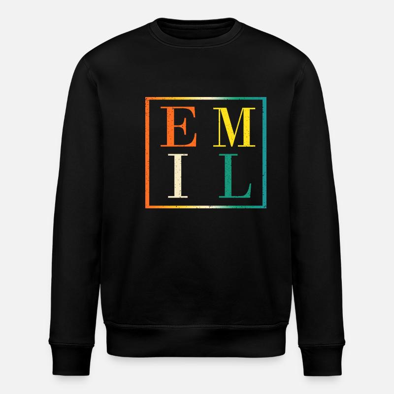 Emil - Stanley/Stella ROLLER Unisex Organic Sweatshirt - black