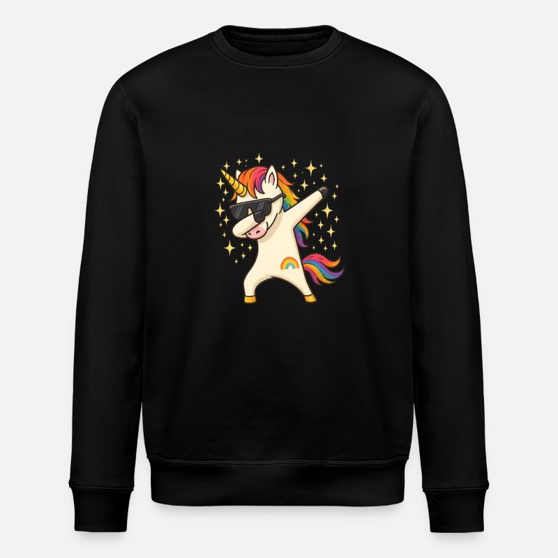 Licorne - Sweat bio ROLLER Stanley/Stella Unisexe - noir