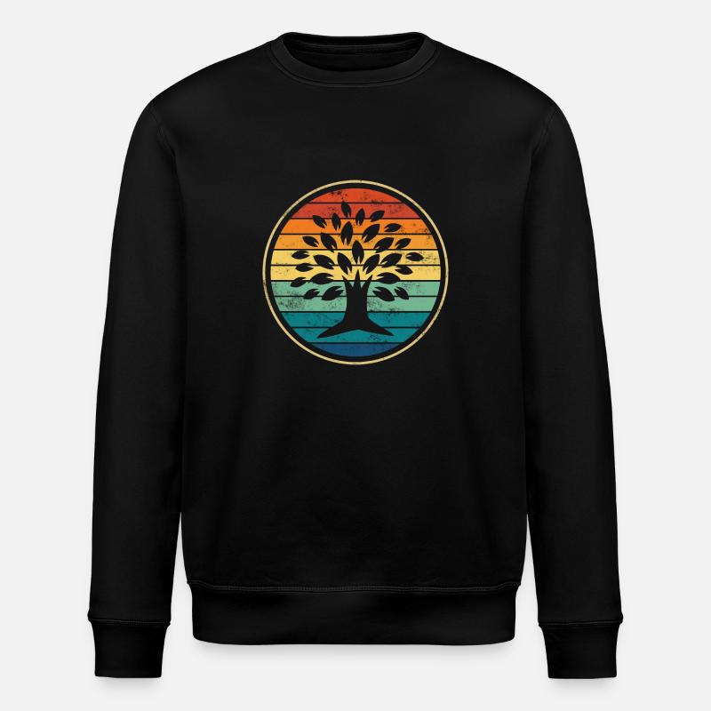 Arbre - Sweat bio ROLLER Stanley/Stella Unisexe - noir