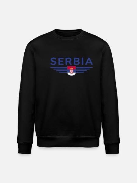 Design Serbie – Fierté et passion - Sweat bio ROLLER Stanley/Stella Unisexe - noir