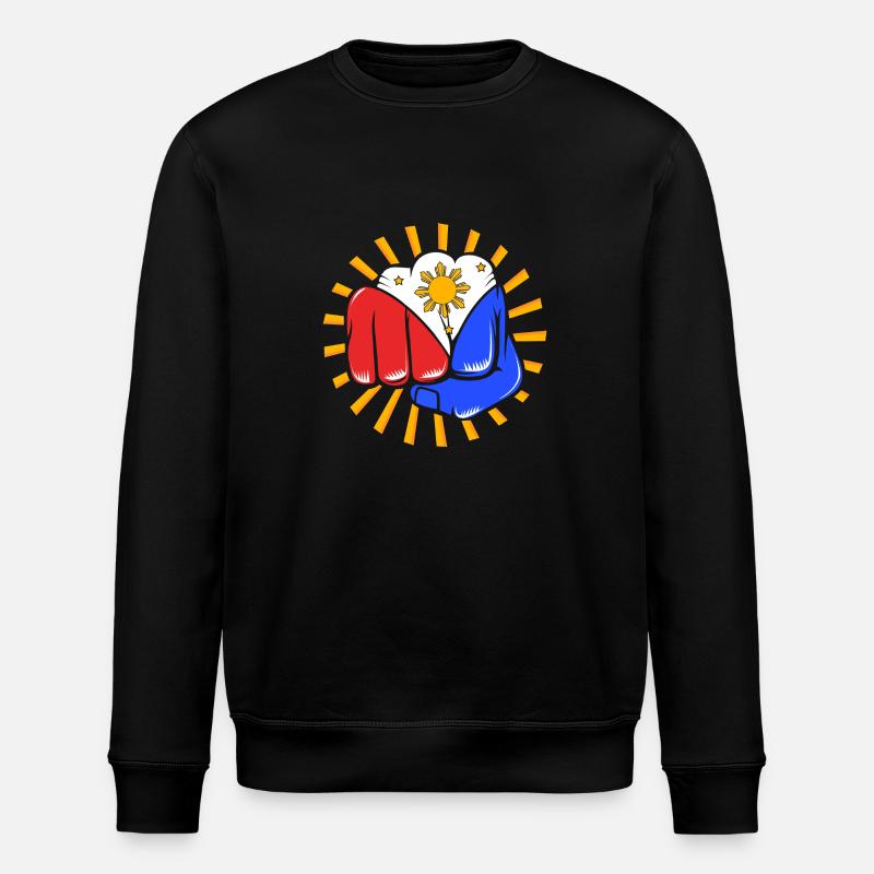 Philippinisch Philippinen - Stanley/Stella Unisex Bio-Sweatshirt ROLLER - Schwarz