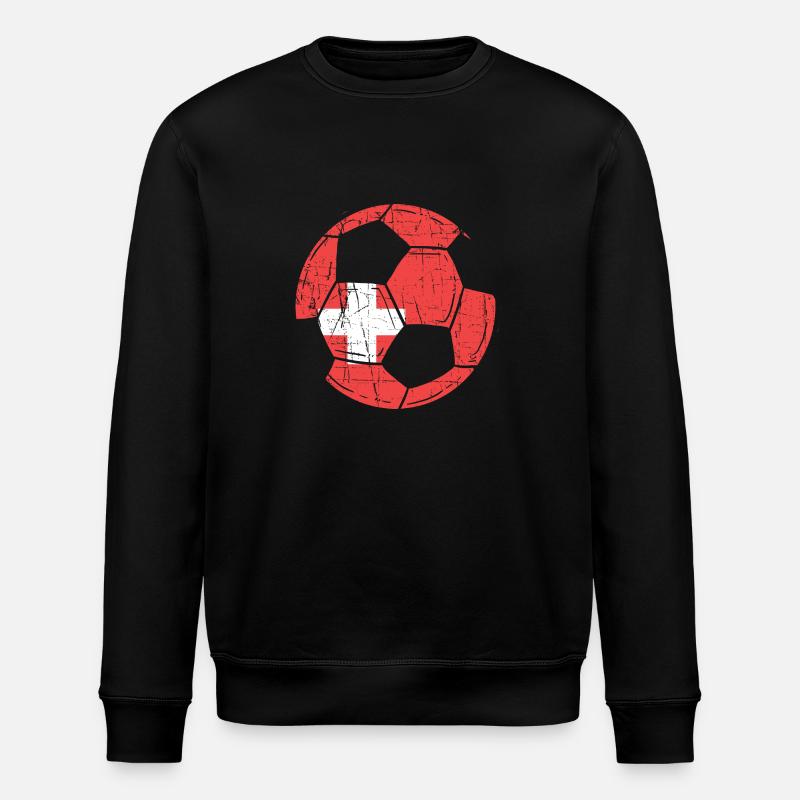 Schweiz Schweizer Schweizerdeutsch - Stanley/Stella Unisex Bio-Sweatshirt ROLLER - Schwarz