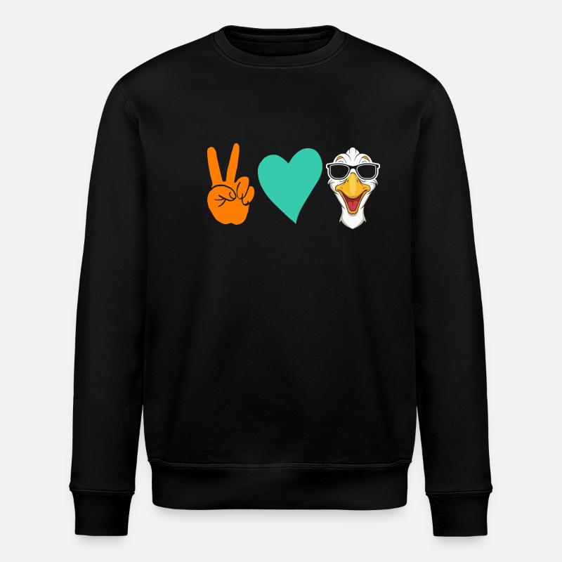 Gans - Stanley/Stella Unisex Bio-Sweatshirt ROLLER - Schwarz