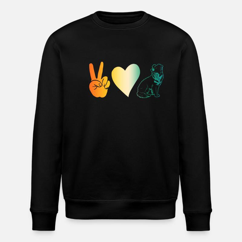 Border Collie - Sweat bio ROLLER Stanley/Stella Unisexe - noir