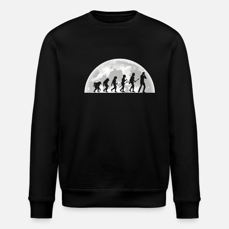 Harmonica Evolution Harmonica - Stanley/Stella ROLLER Unisex Organic Sweatshirt - black