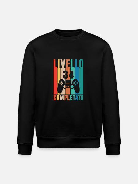 Level 34 - Stanley/Stella ROLLER Unisex Organic Sweatshirt - black