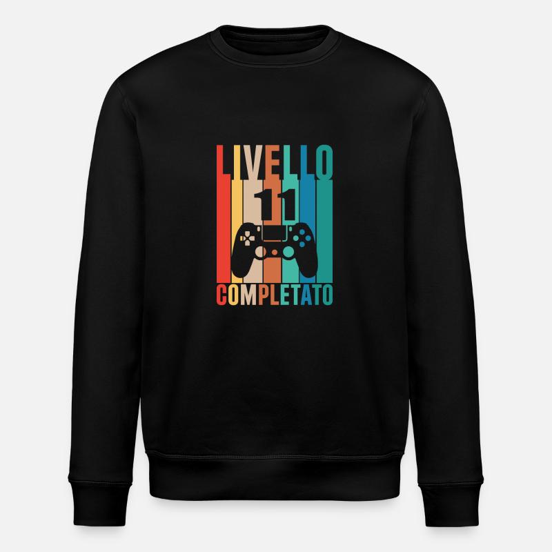 Level 11 - Stanley/Stella ROLLER Unisex Organic Sweatshirt - black