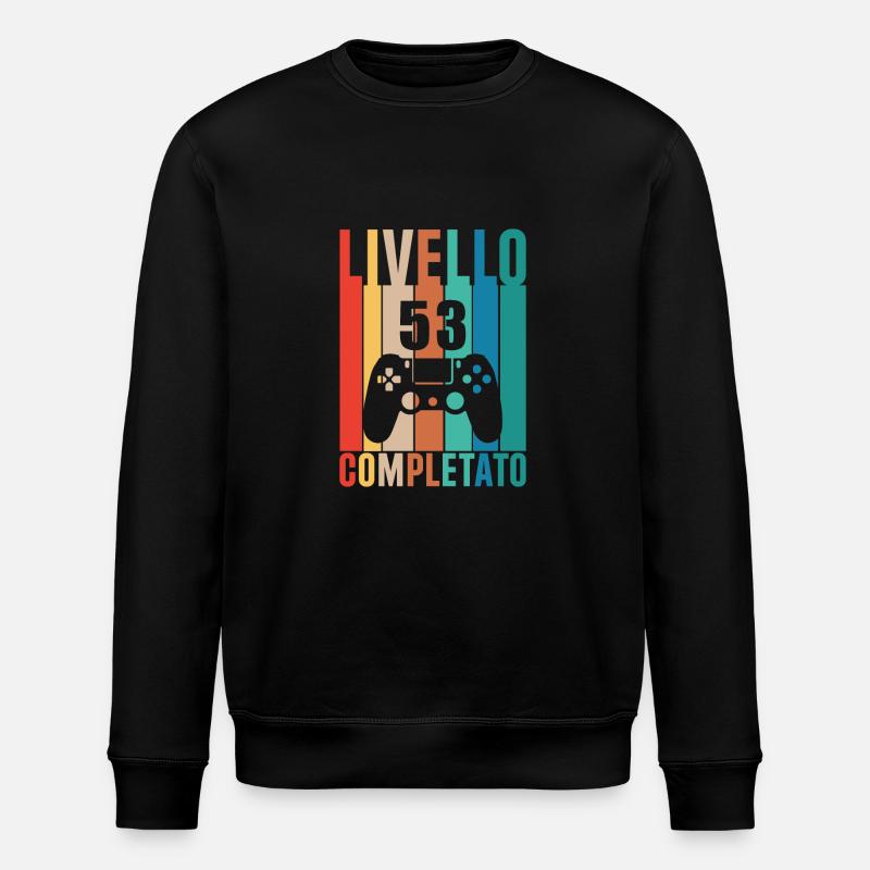 Level 53 - Stanley/Stella ROLLER Unisex Organic Sweatshirt - black