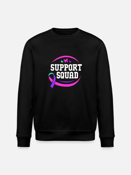 Thyroid cancer Thyroid cancer - Stanley/Stella ROLLER Unisex Organic Sweatshirt - black