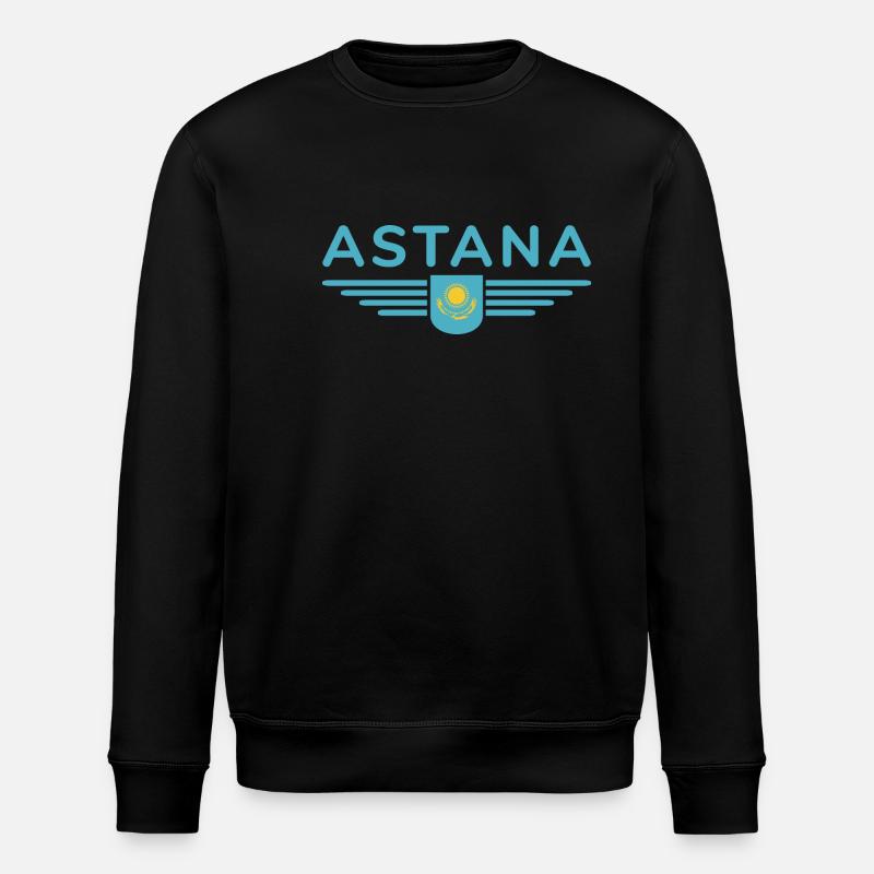Astana Design – Modernity and Tradition - Stanley/Stella ROLLER Unisex Organic Sweatshirt - black
