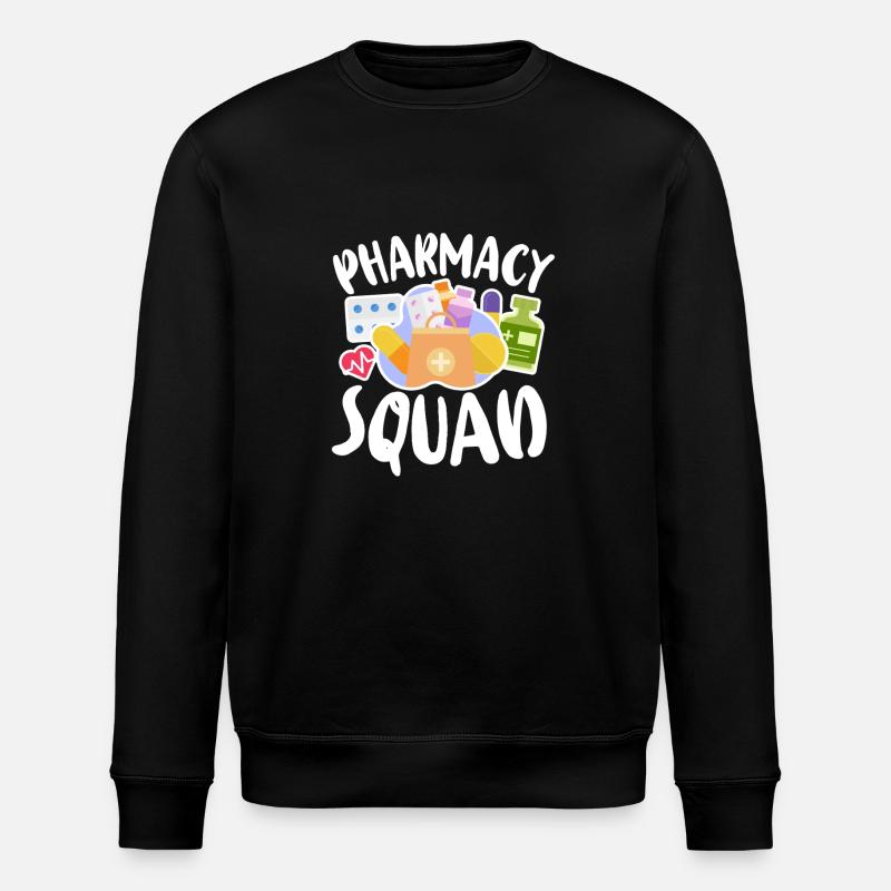 Pharmacy Tech Technician - Stanley/Stella ROLLER Unisex Organic Sweatshirt - black
