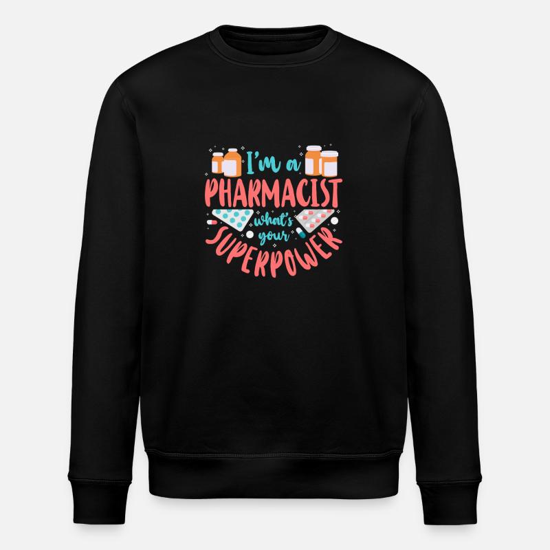 Technicien en pharmacie - Sweat bio ROLLER Stanley/Stella Unisexe - noir