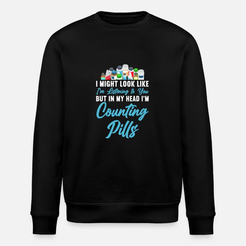 Pharmacy Tech Technician - Stanley/Stella ROLLER Unisex Organic Sweatshirt - black