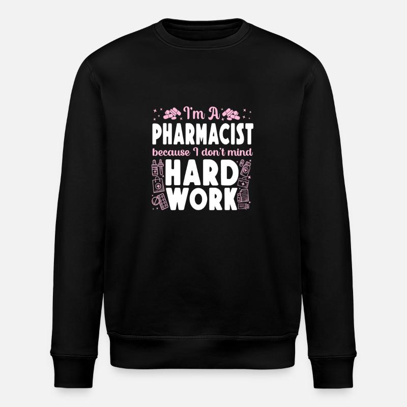 Pharmacy Tech Technician - Stanley/Stella ROLLER Unisex Organic Sweatshirt - black